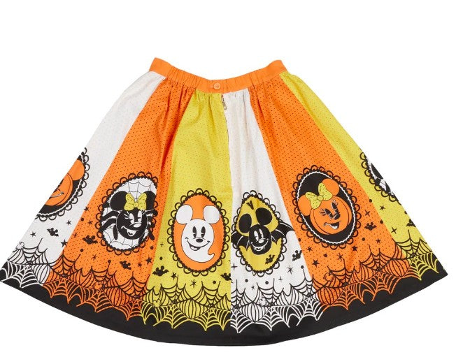 Stitch Shoppe - Disney Mickey & Minnie Mouse Candy Corn Sandy Skirt Stitch Shoppe