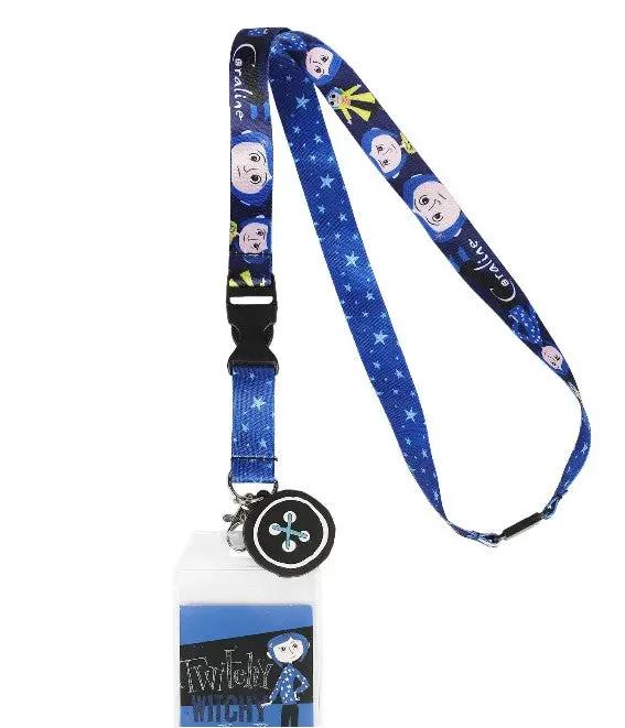 *PREORDER* Bioworld Coraline Twitchy Witchy Girl Lanyard Bioworld