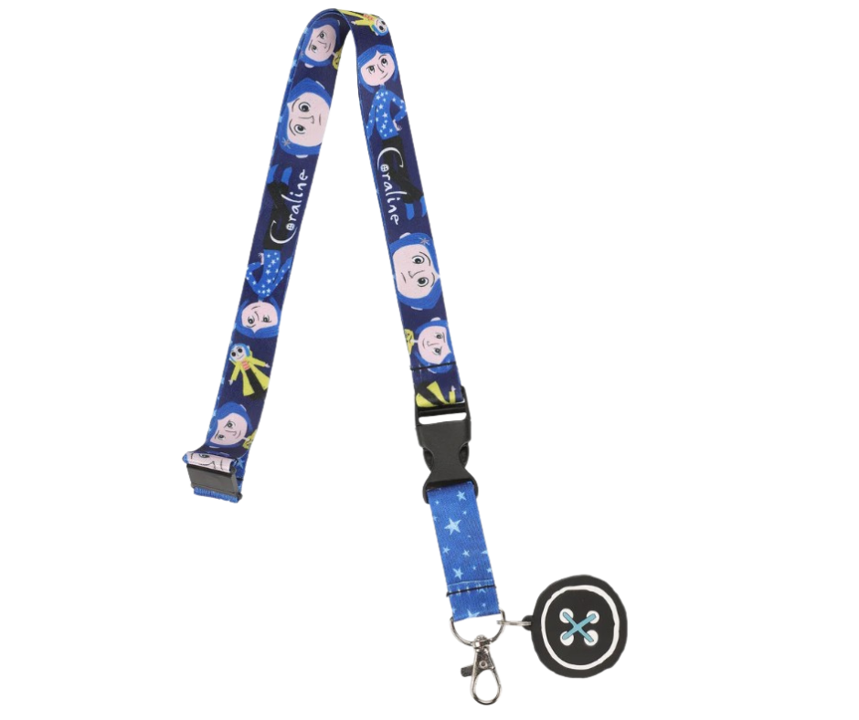 *PREORDER* Bioworld Coraline Twitchy Witchy Girl Lanyard