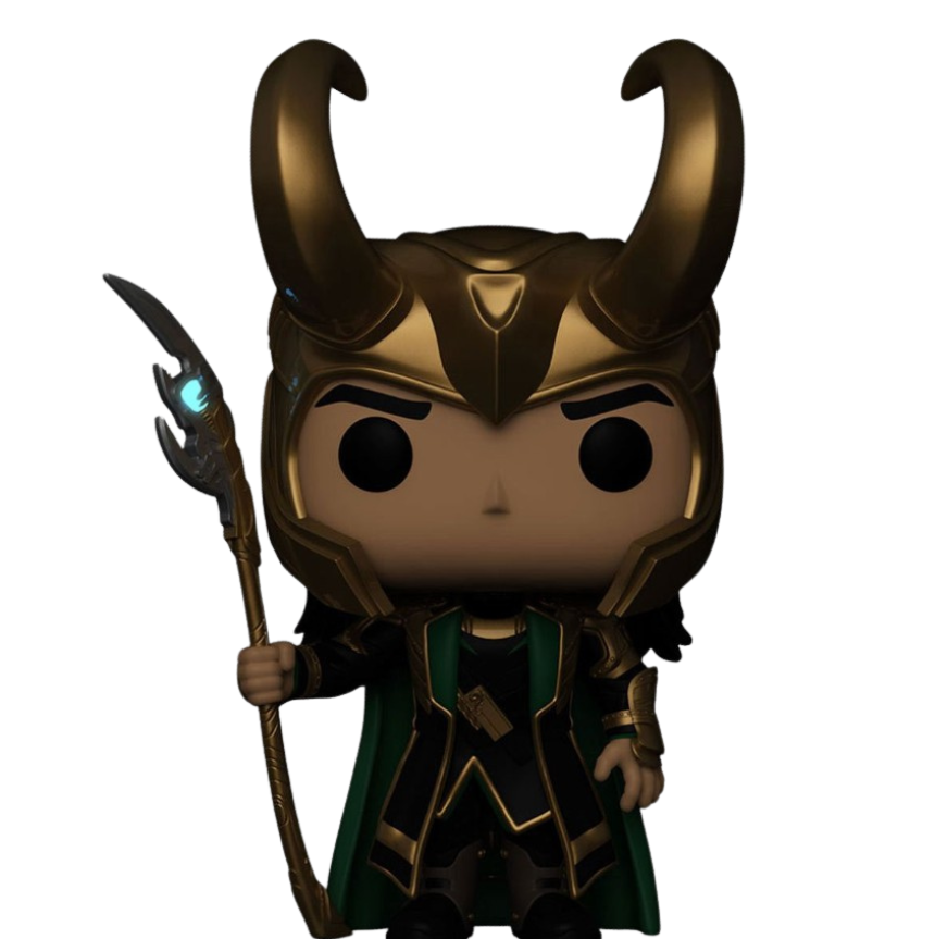 Funko Pop! Marvel: Loki with Scepter Entertainment Earth Exclusive Funko
