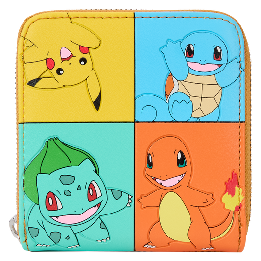 Loungefly Pokémon Color Block Starters Wallet Collector's Outpost