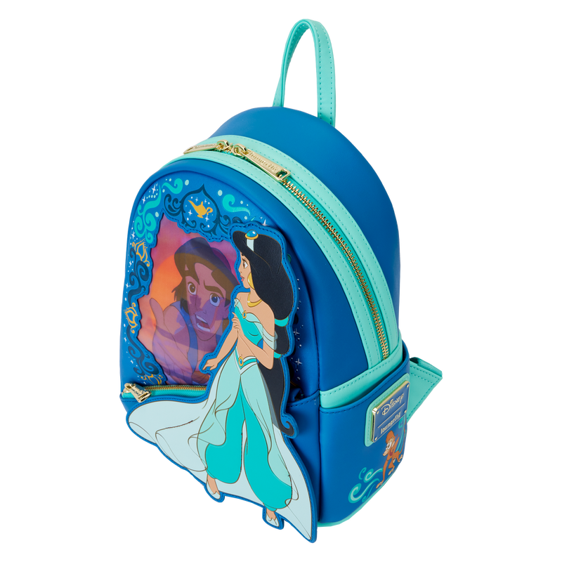 Loungefly Disney Jasmin and Aladdin Lenticular Mini Backpack Collector's Outpost