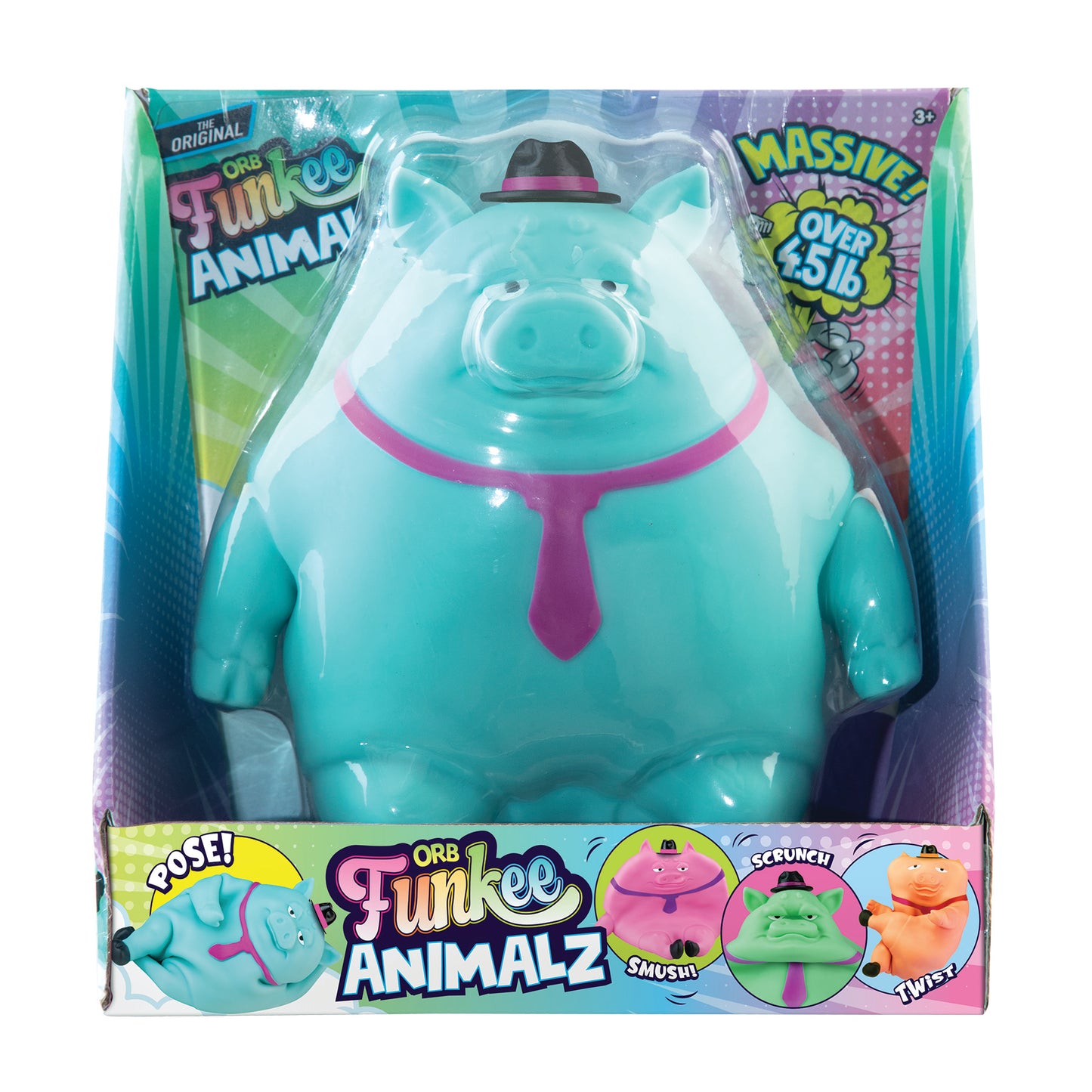 ORB Funkee Animalz Pig Jumbo with Hat