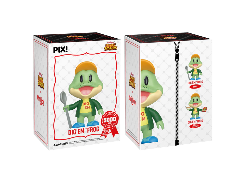 Thrilljoy Pix! Kellogg's Dig Em' Frog