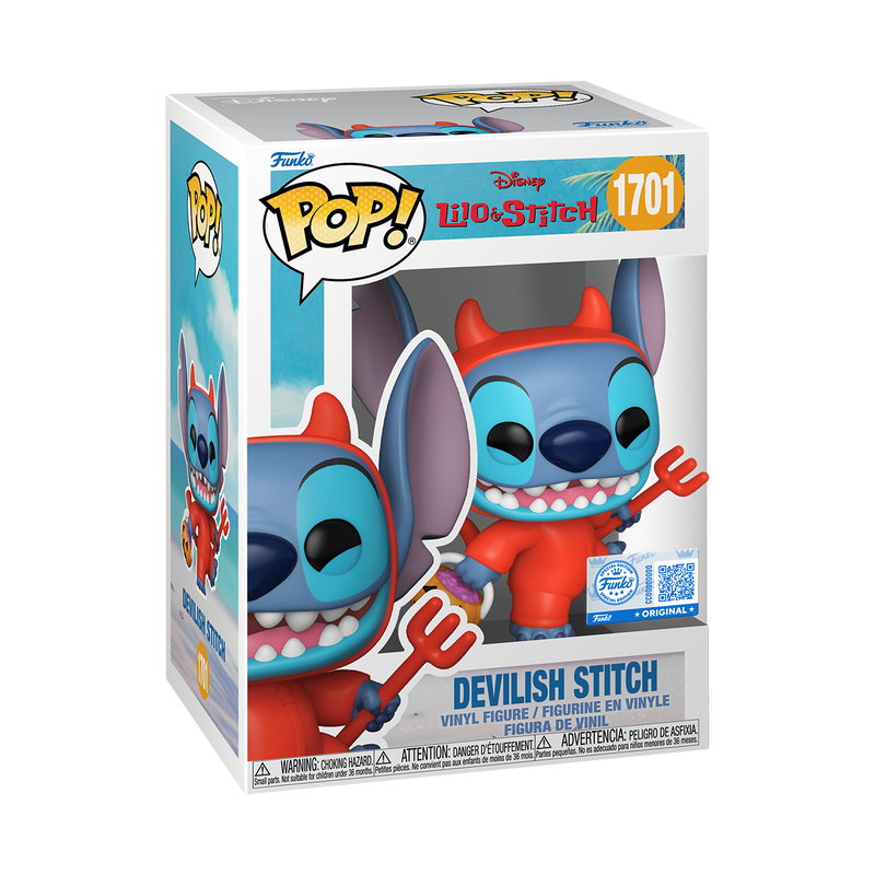 Funko Pop! Entertainment Earth Exclusive Devilish Stitch