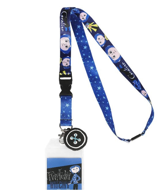*PREORDER* Bioworld Coraline Twitchy Witchy Girl Lanyard