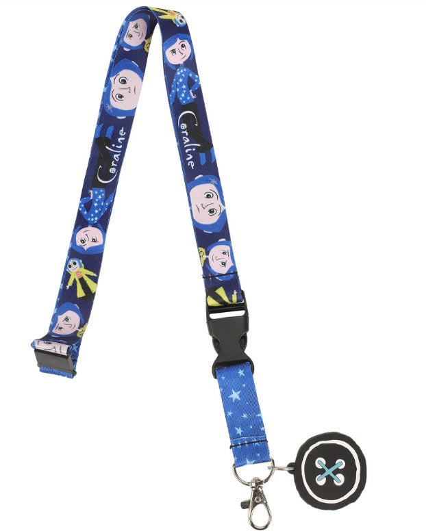*PREORDER* Bioworld Coraline Twitchy Witchy Girl Lanyard