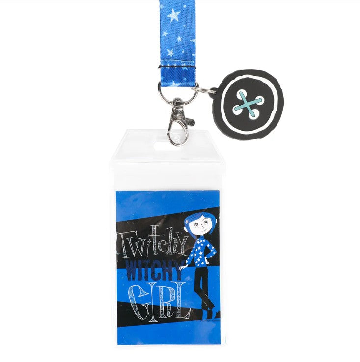 *PREORDER* Bioworld Coraline Twitchy Witchy Girl Lanyard
