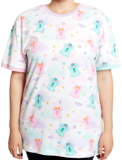 Loungefly Apparel Minnie & Mickey Pastel Ghost T-Shirt