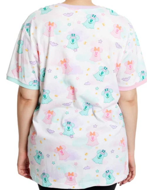 Loungefly Apparel Minnie & Mickey Pastel Ghost T-Shirt