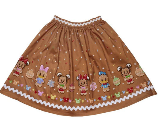 Stitch Shoppe - Disney Gingerbread Friends Sandy Skirt