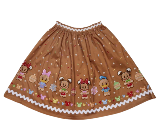 Stitch Shoppe - Disney Gingerbread Friends Sandy Skirt