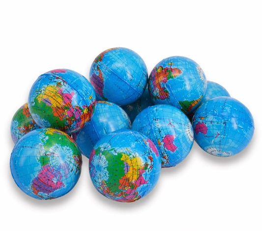 Pressure Relieving Health Balls Globe Pattern Balls