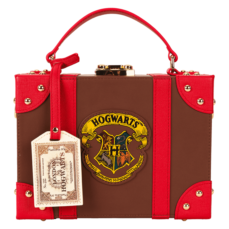 Loungefly Harry Potter Hogwarts Express Luggage Trunk Crossbody Bag Collector's Outpost
