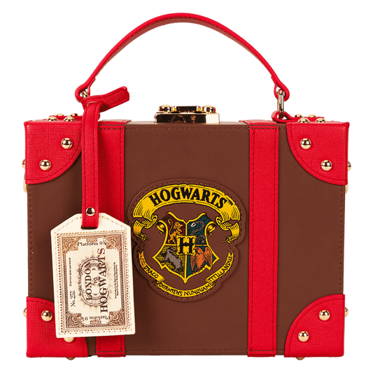Loungefly Harry Potter Hogwarts Express Luggage Trunk Crossbody Bag Collector's Outpost