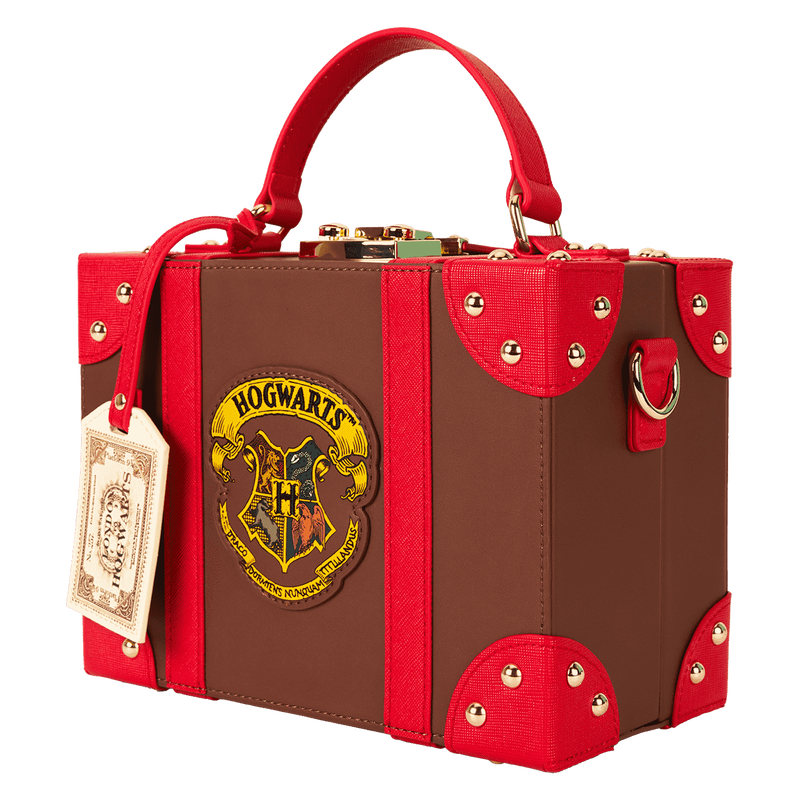 Loungefly Harry Potter Hogwarts Express Luggage Trunk Crossbody Bag Collector's Outpost