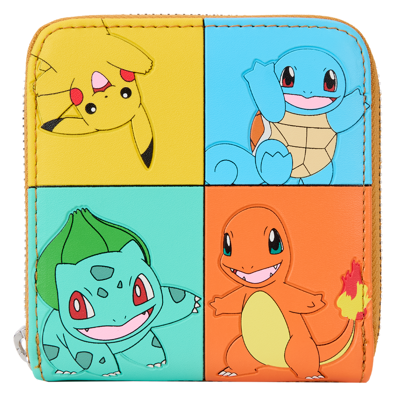Loungefly Pokémon Color Block Starters Wallet Collector's Outpost