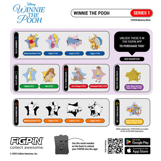 *PRE-ORDER* FiGPiN Winnie the Pooh Mystery Mini Series 01