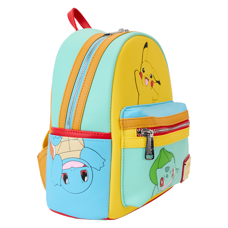 Loungefly Pokémon Color Block Starters Mini-Backpack