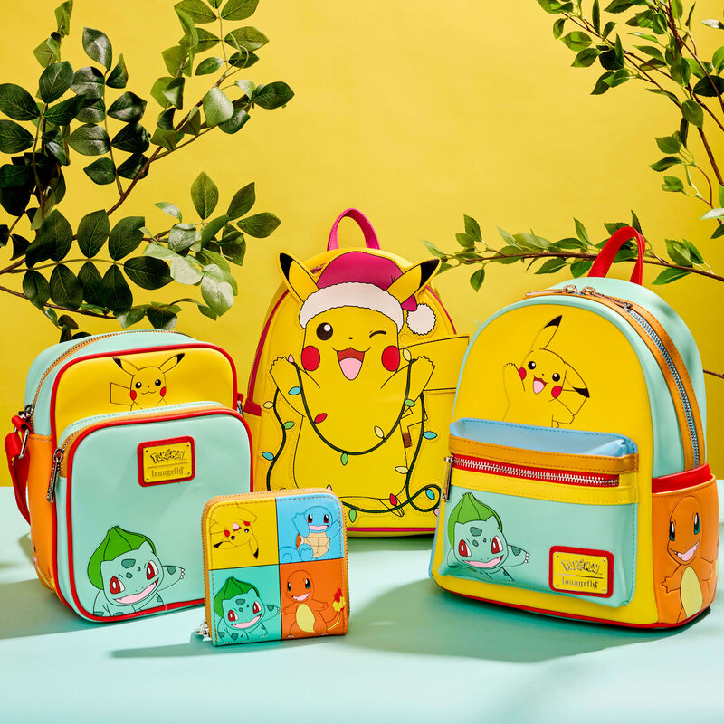 Loungefly Pokémon Color Block Starters Mini-Backpack