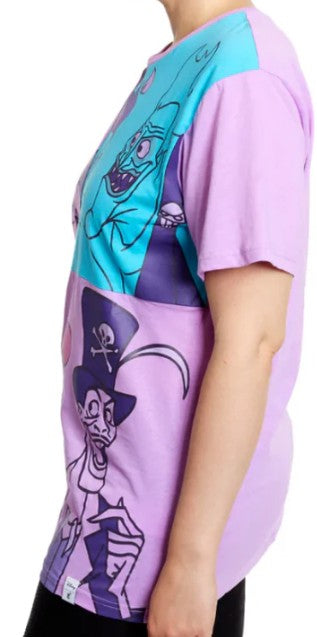 Loungefly Apparel Disney Villains Squares T-Shirt