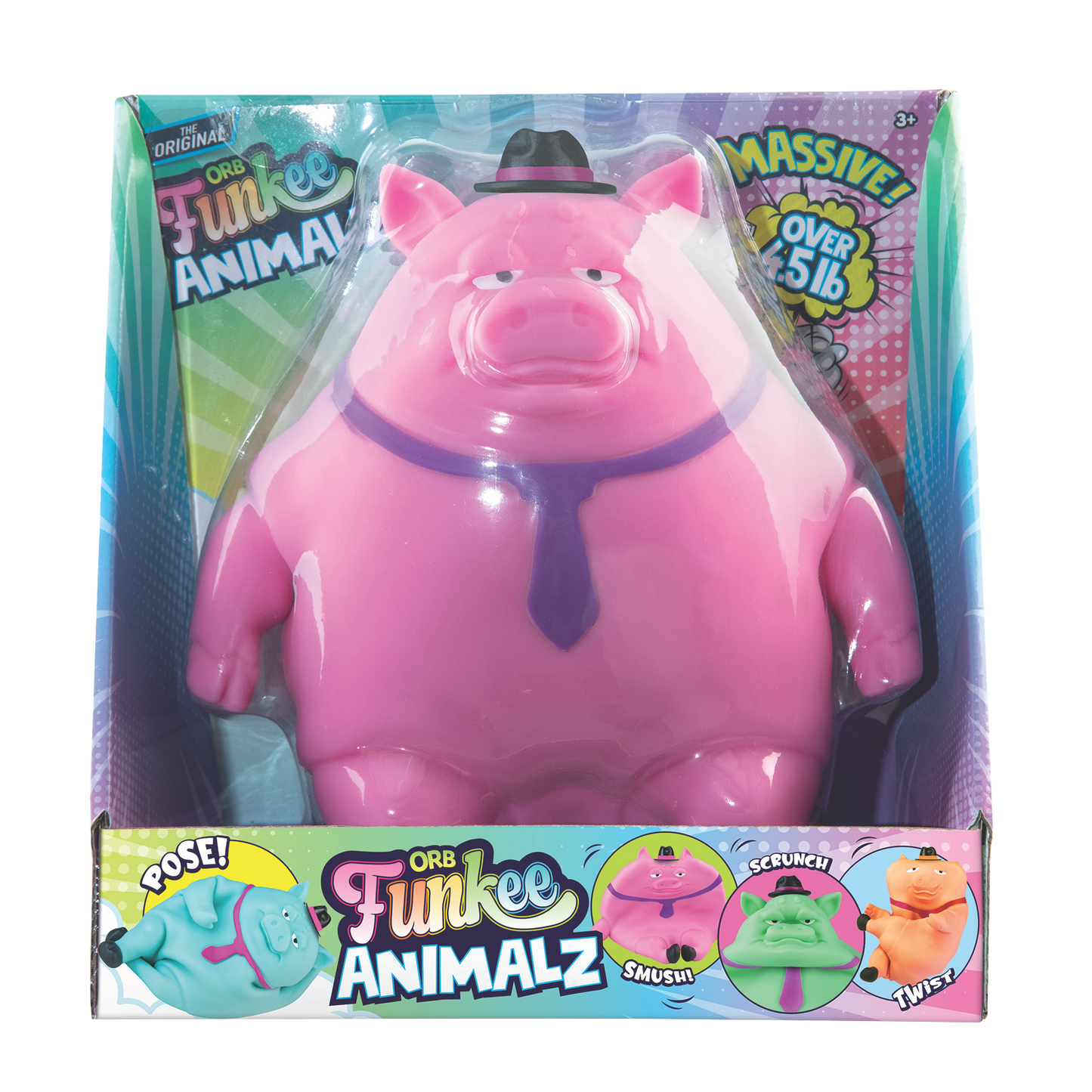 ORB Funkee Animalz Pig Jumbo with Hat