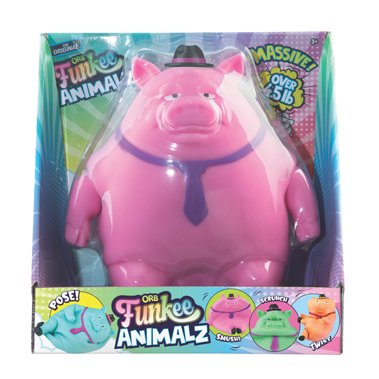 ORB Funkee Animalz Pig Jumbo with Hat